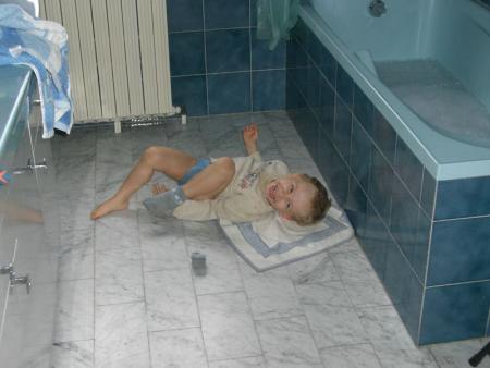 ma technique personnelle pour enlever mes chaussettes...